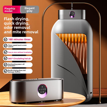 Portable Electric Clothes Dryer - Quick Drying, Compact & Foldable Design