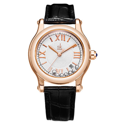 Ladies Diamond Sand Flow Quartz Watch