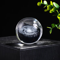 Laser Engraved Crystal Ball Ornament
