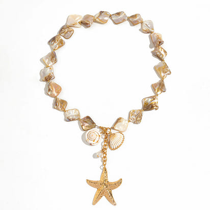 Boho Starfish Shell Necklace