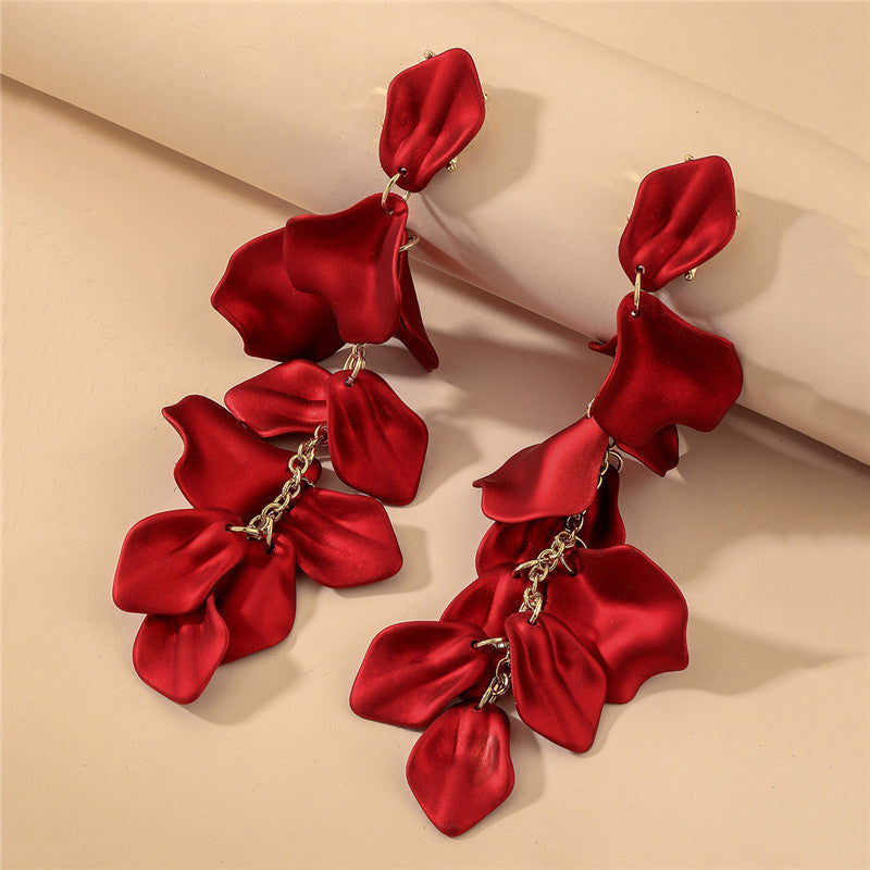 Floral earrings