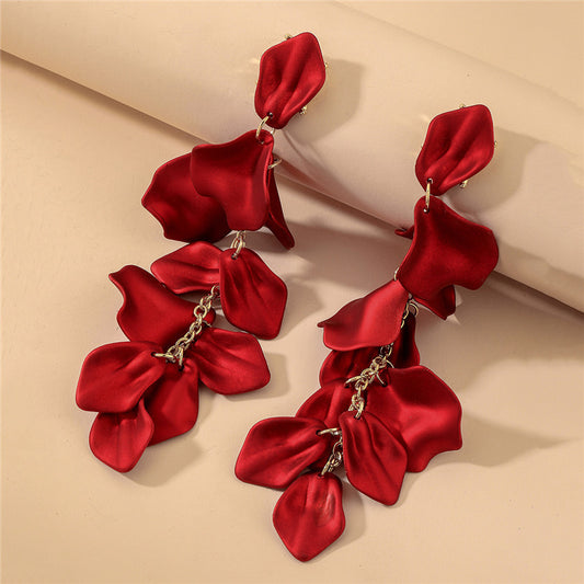 Floral earrings